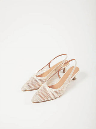 All Black - Women's Mesh Princess Low-heel Shoes