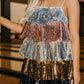 Buddylove - DISCO TIERED SEQUIN SHORT DRESS