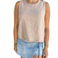 Bobi - Shell Sleeveless Tank Top