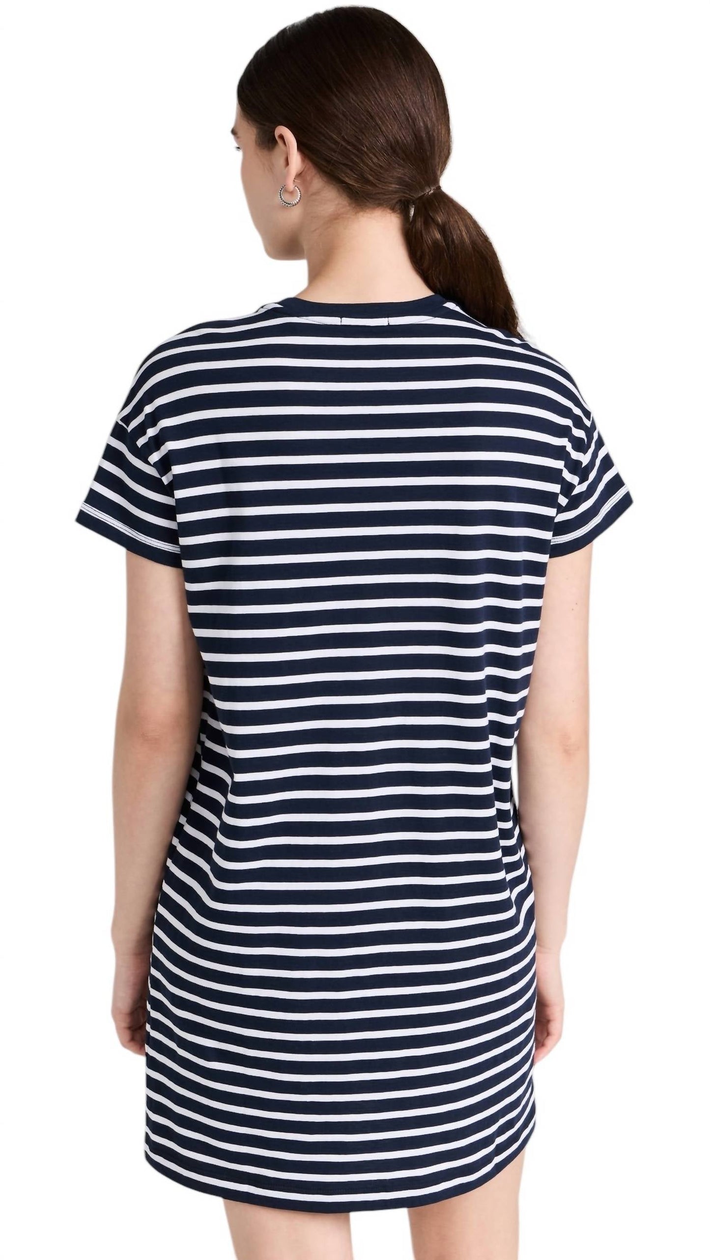Atm - Jersey Stripe T-Shirt Dress