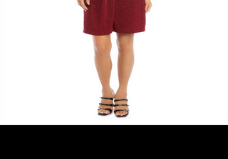 Vestido Karen Kane com frente torcida vermelho