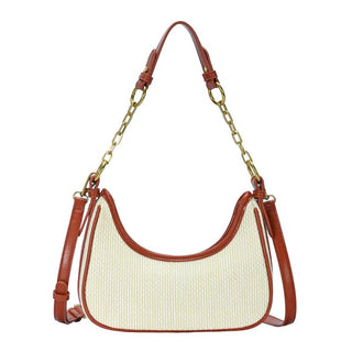 Soraya Straw Shoulder Bag
