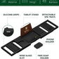 Foldable Bathtub Caddy Tray, Black