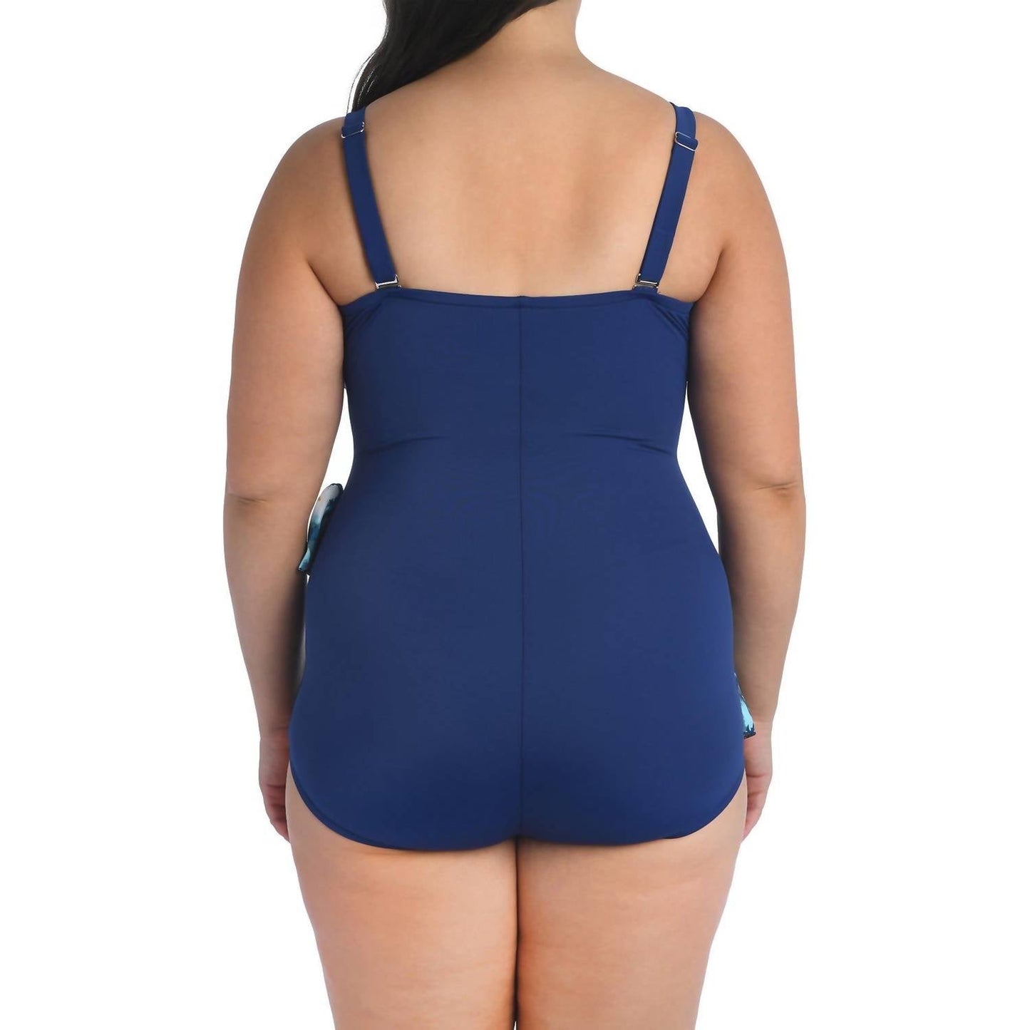 Maxine Of Hollywood - Ikat Border Bandeau Sarong One-piece