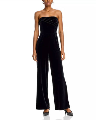 Steve Madden - Swanilda Velvet Wide Leg Jumpsuit
