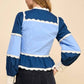 Tcec - Peplum Color Block Top
