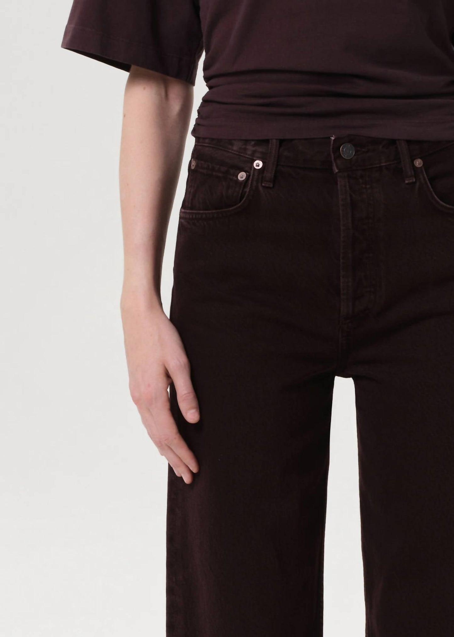 Agolde - Ren High Rise Wide Leg Jeans