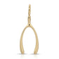 Eklexic - Women's Make A Wish-bone Pendant
