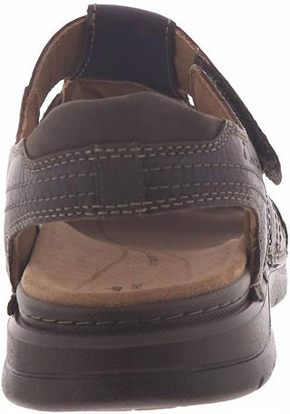 Clarks - Sandálias de couro Nature Limit masculinas