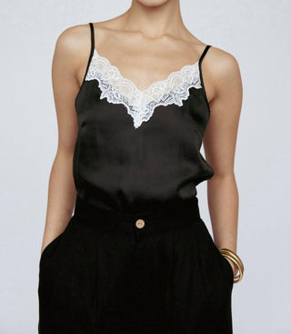 Amanda Maria - Satin Lace Tank