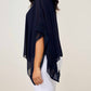 Joseph Ribkoff - Chiffon And Silky Knit Poncho Top