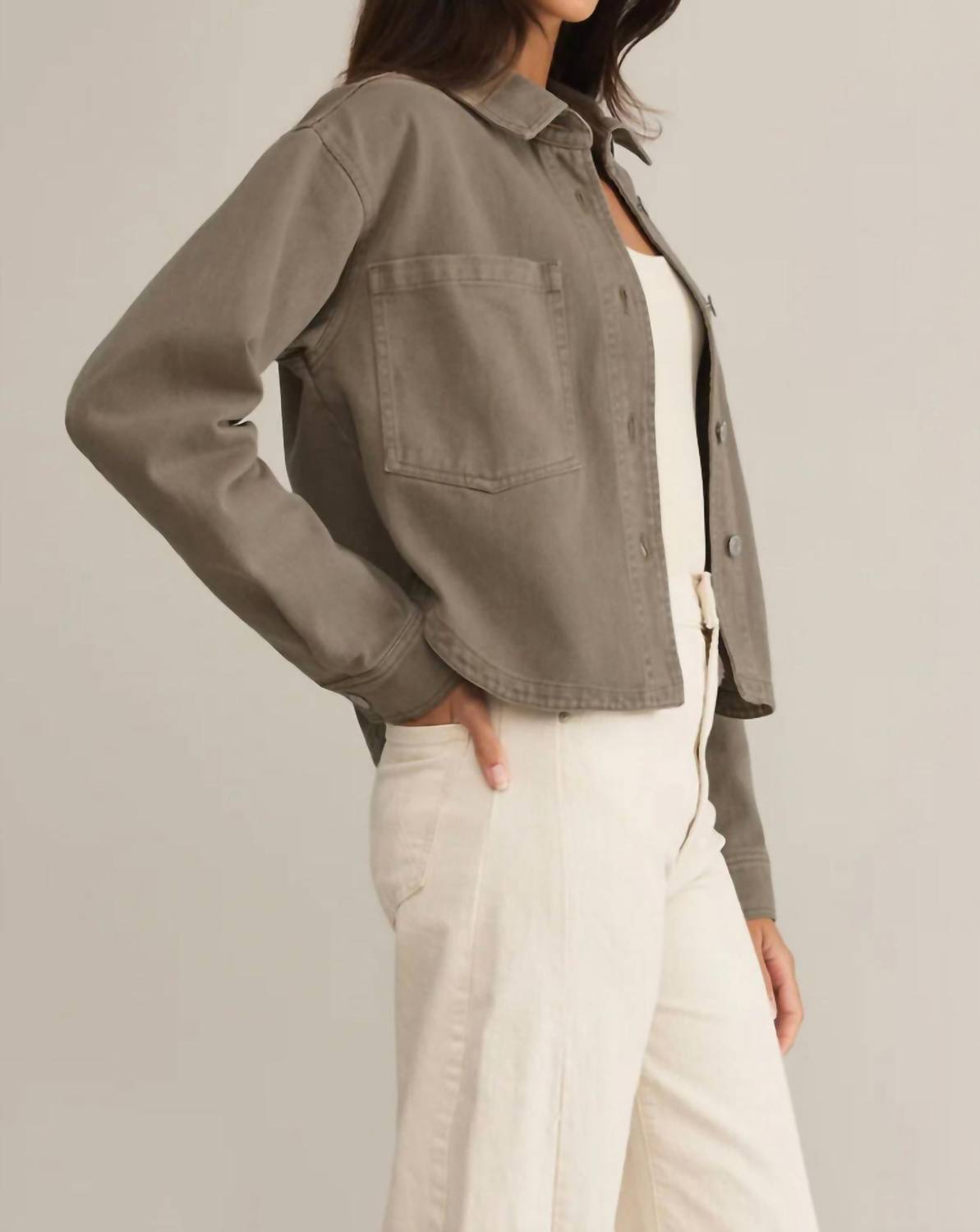 Z Supply - Cropped Denim Jacket