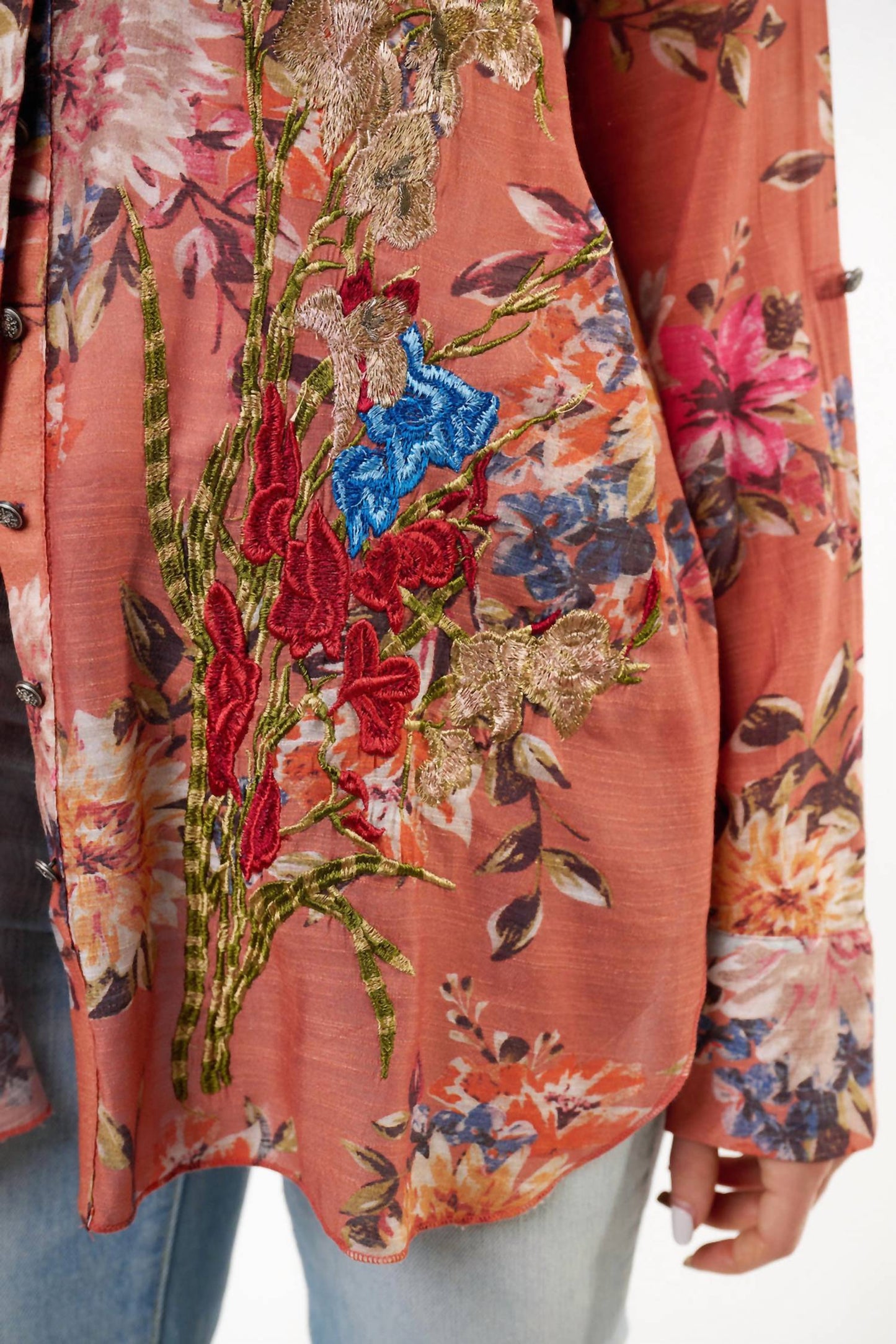 Aratta - Antique Button Down Collared Copper Shirt