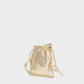 Lemiz - Women's Mini Bowie Drawstring Leather Bag