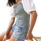Eva Franco - Gingham Sweetheart Tank