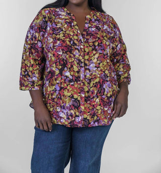 Nydj - Blusa Pintuck - Plus