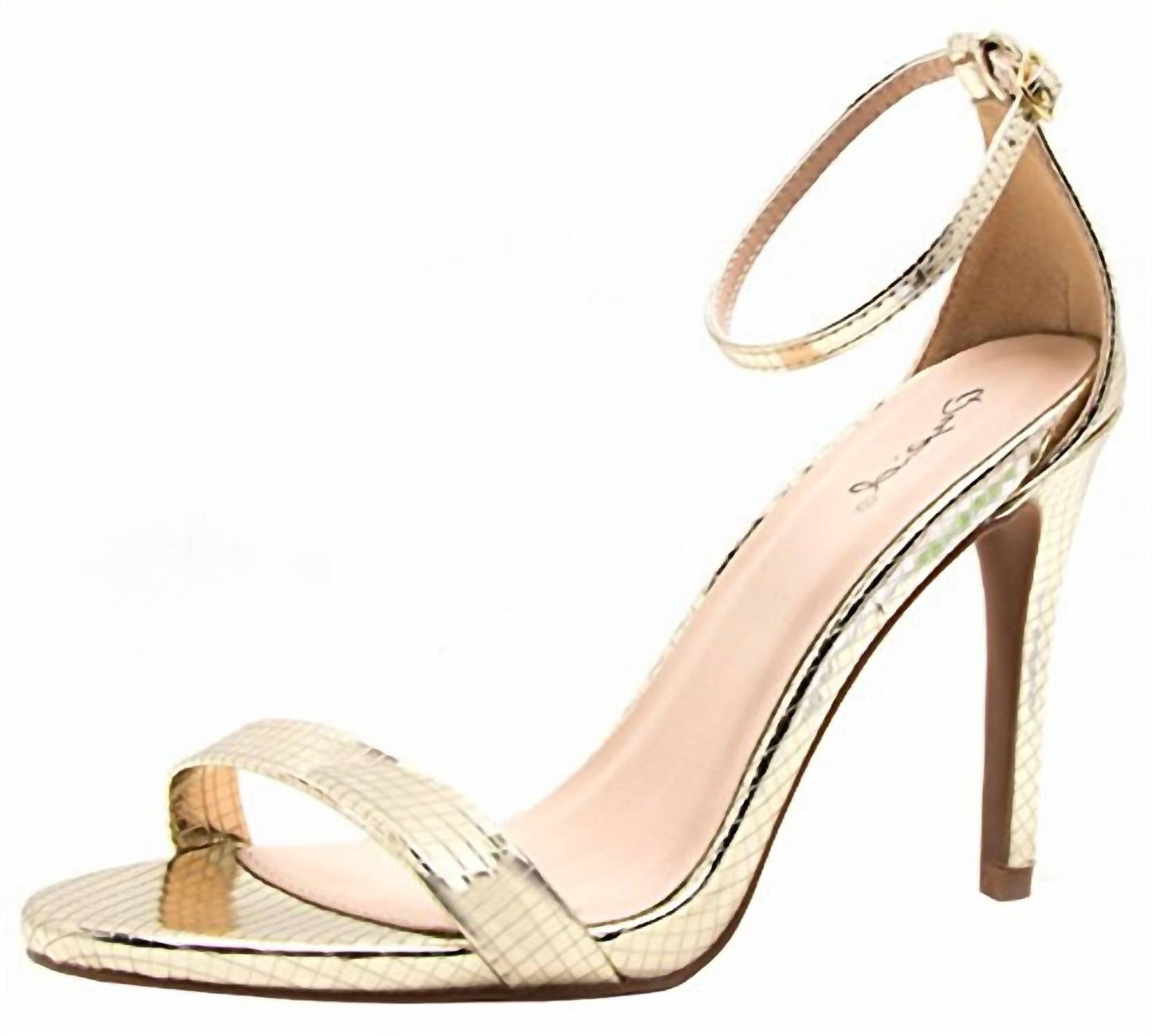 Qupid - Women's Grammy-01 High Heeled Stiletto Open Toe Sandals