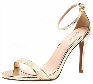 Qupid - Women's Grammy-01 High Heeled Stiletto Open Toe Sandals