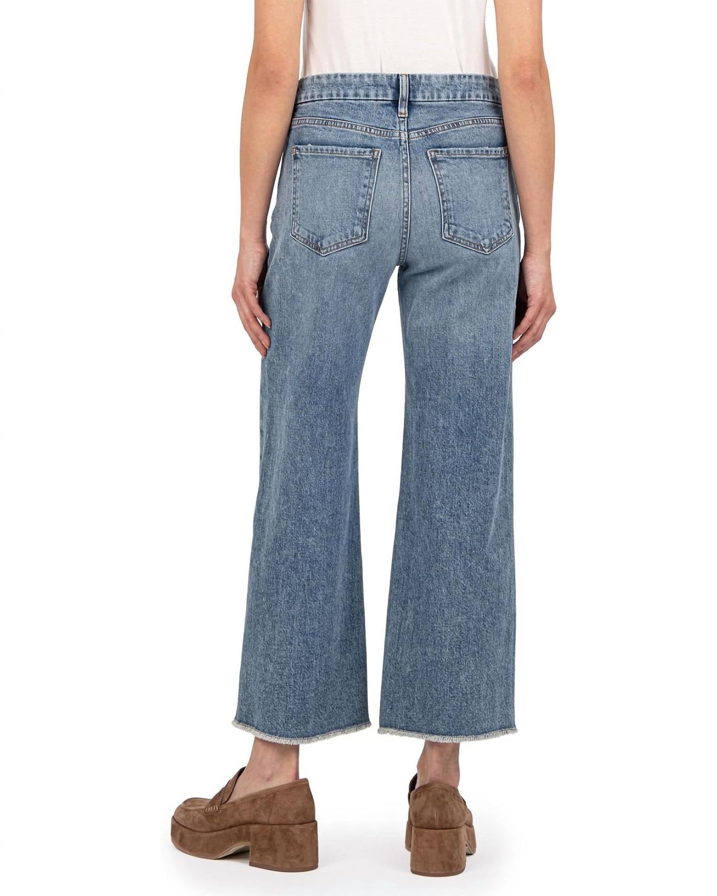 Kut From The Kloth - High Rise Wide Leg Jeans