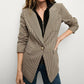 Veronica Beard - Livvy Houndstooth Dickey Jacket