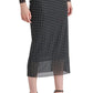 Steve Madden - Emi Embellished Rhinestone Mesh Midi Skirt