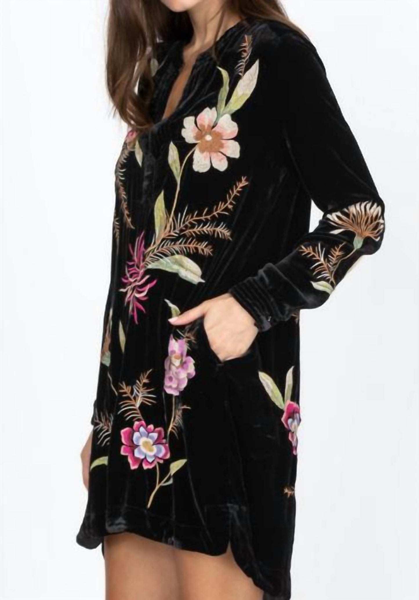 Johnny Was - Meriah Relaxed Trapunto Tunic Top