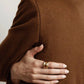 Maslo Jewelry - Domed Ring Gold