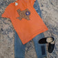 Avenue J - Women's Leopard Texas Houston Astros Game Day Tee