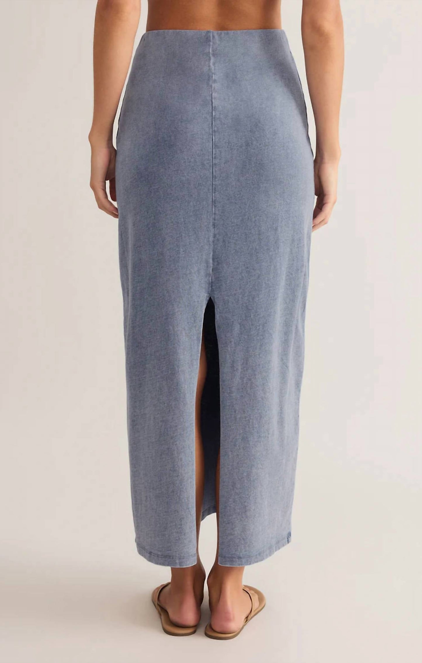 Z Supply - Gail Jersey Denim Midi Skirt