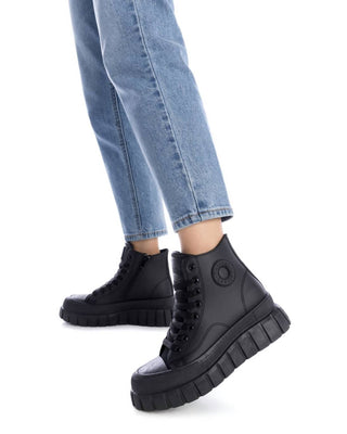 Xti - Tênis Casual Feminino de Cano Alto
