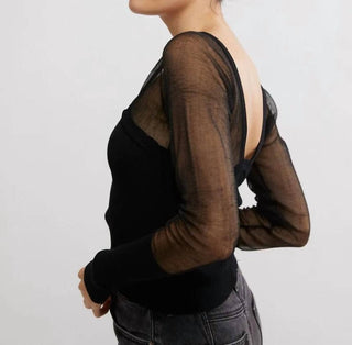 Free People - Blusa de manga comprida Night After Night