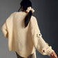 Aaron & Amber - 3D Chunky Flower Cardigan