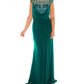 Mac Duggal - Illusion Neck Beaded Gown - Plus