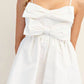Ee:Some - Bow Front Sleeveless Mini Dress
