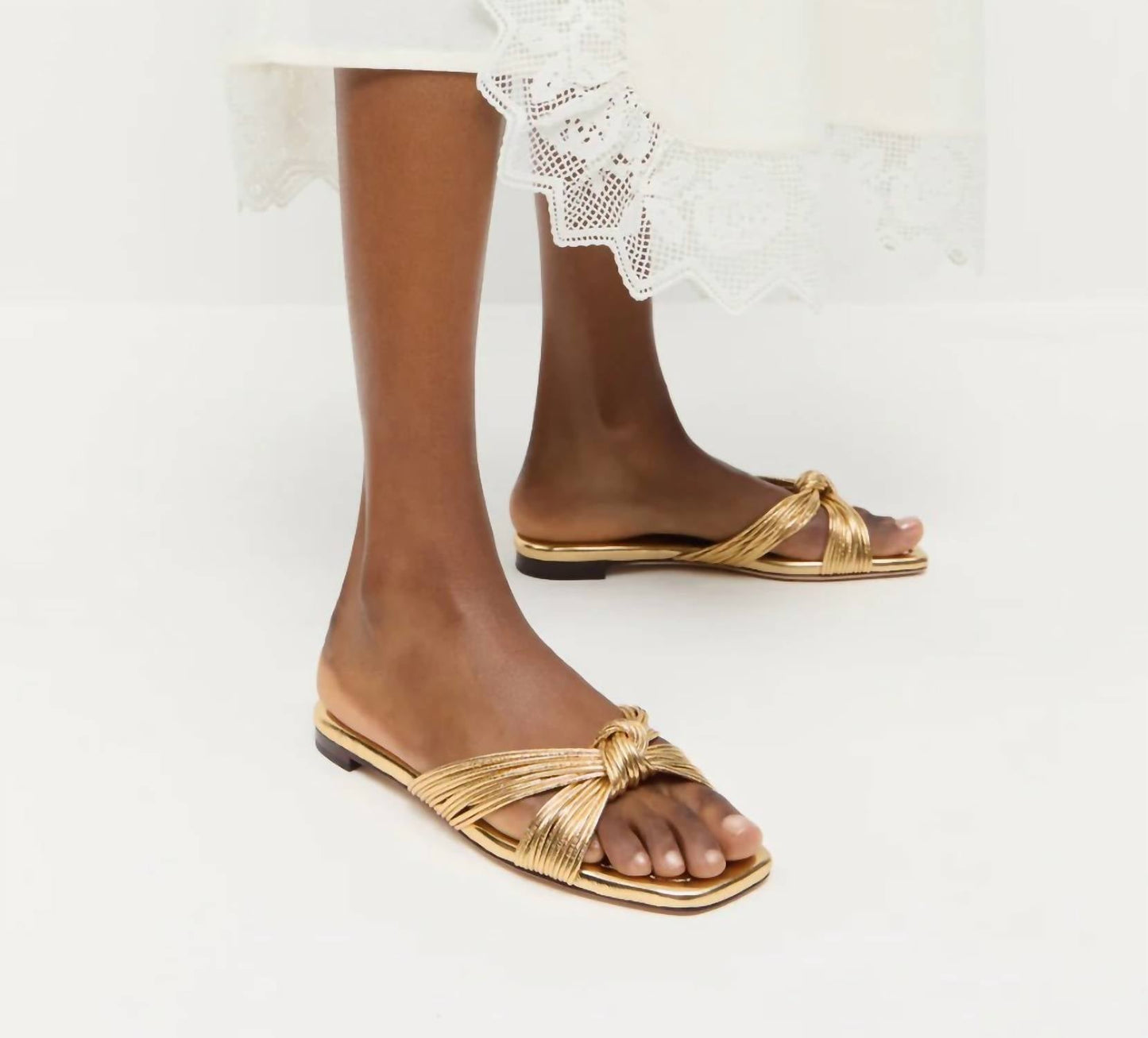 Loeffler Randall - Flossie Mignon Knot Flat Sandal