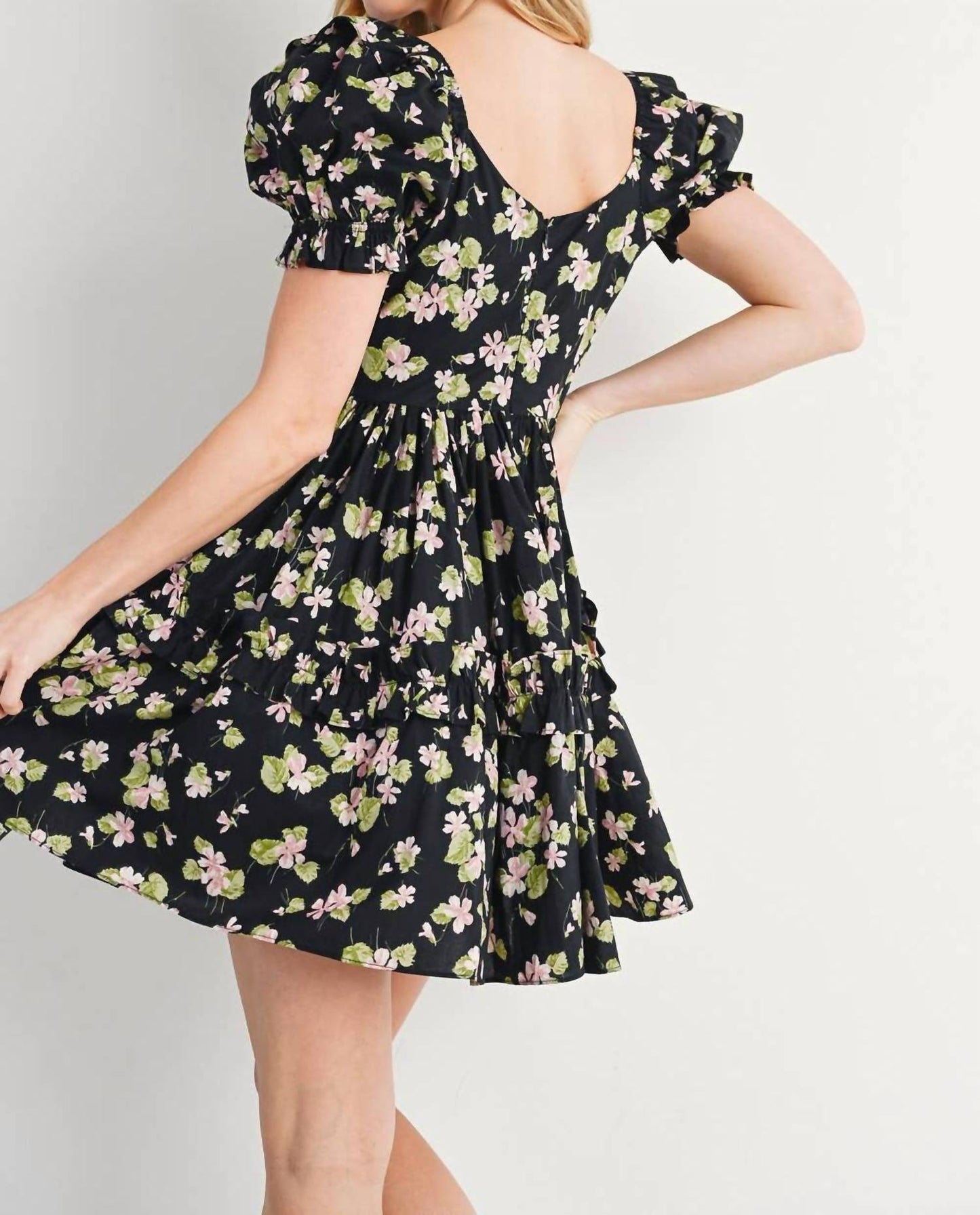 Bluivy - Freya Floral Babydoll Dress