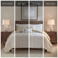 Full/Queen 3 Piece Cotton Yarn Dyed Comforter Set