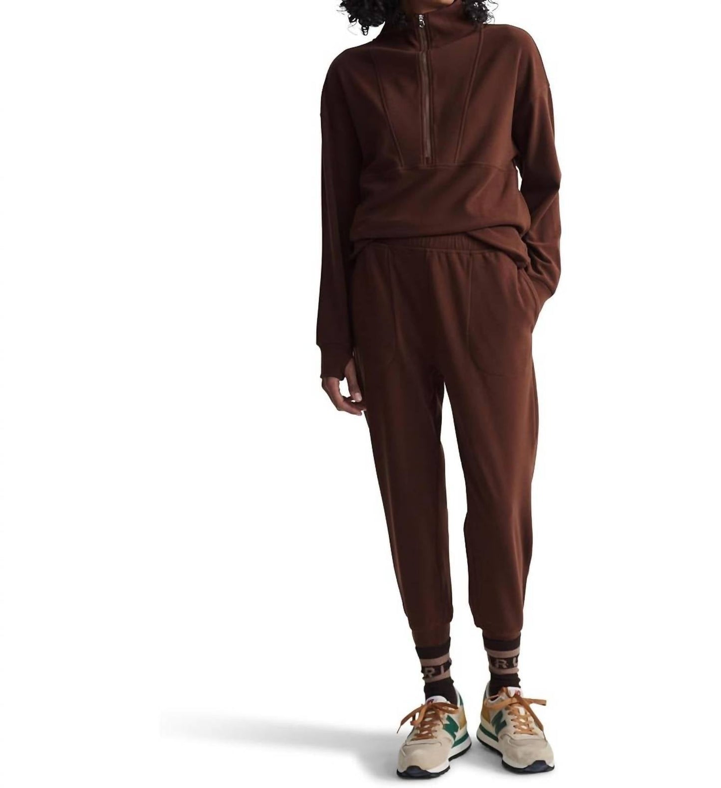 Varley - Brushed Rib Slim Cuff Pant 25"