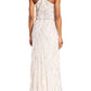Adrianna Papell - Blouson Beaded Evening Gown