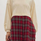 Entro - Twofer Sweatshirt & Plaid Skirt Dress