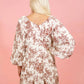 &Merci - Chocolate Toile Mini Dress