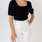2.7 August Apparel - Puff Sleeve Sweater