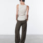 Enza Costa - LINEN KNIT SCOOP TANK