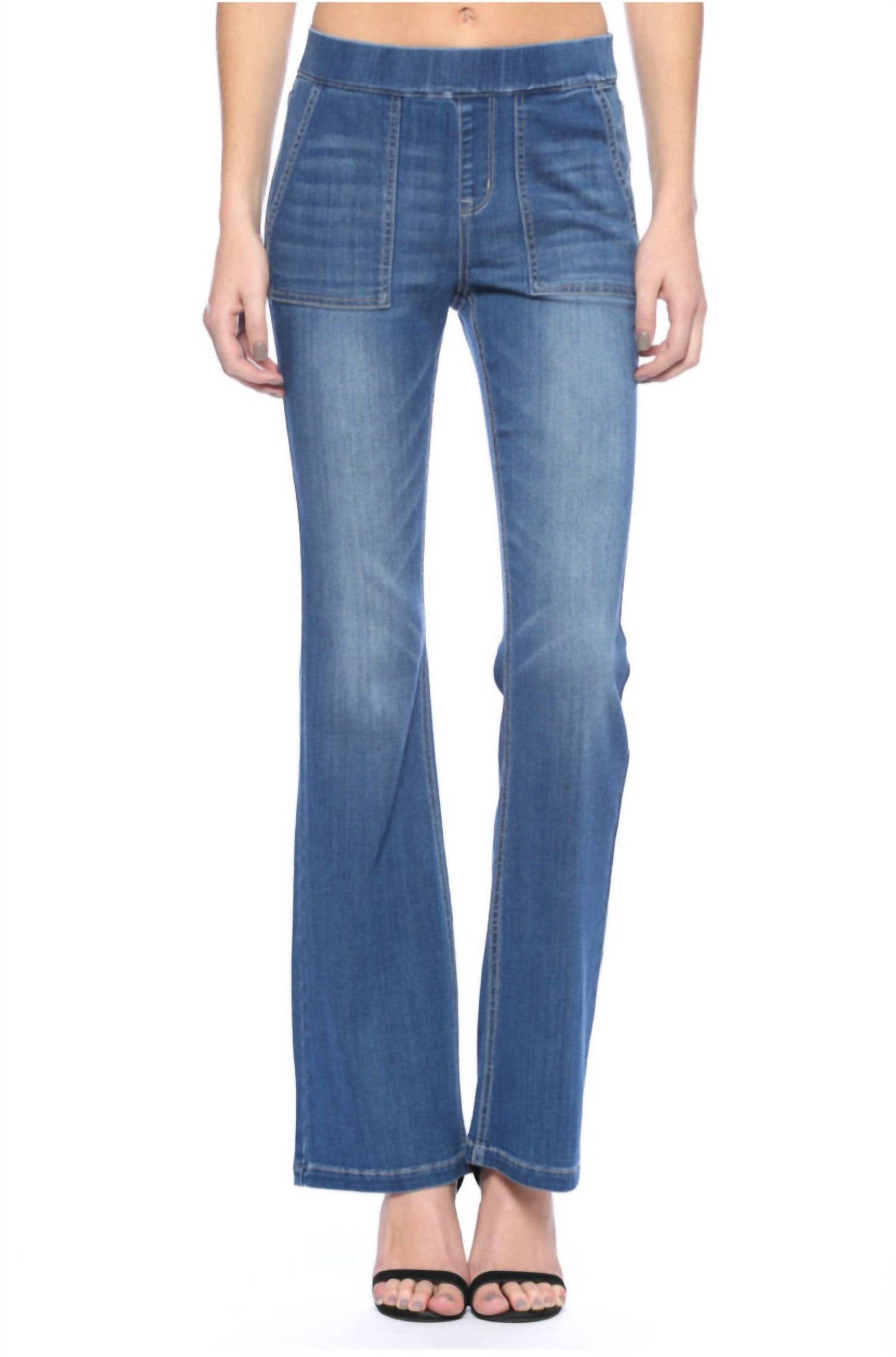 Cello - Mid Rise Flare Jeggings