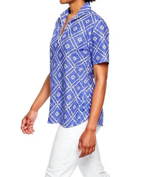 Katherine Way - Bayside Short Sleeve Polo Top