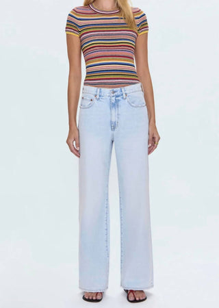 Pistola - Calça Jeans Baggy de Cintura Alta Hendrix