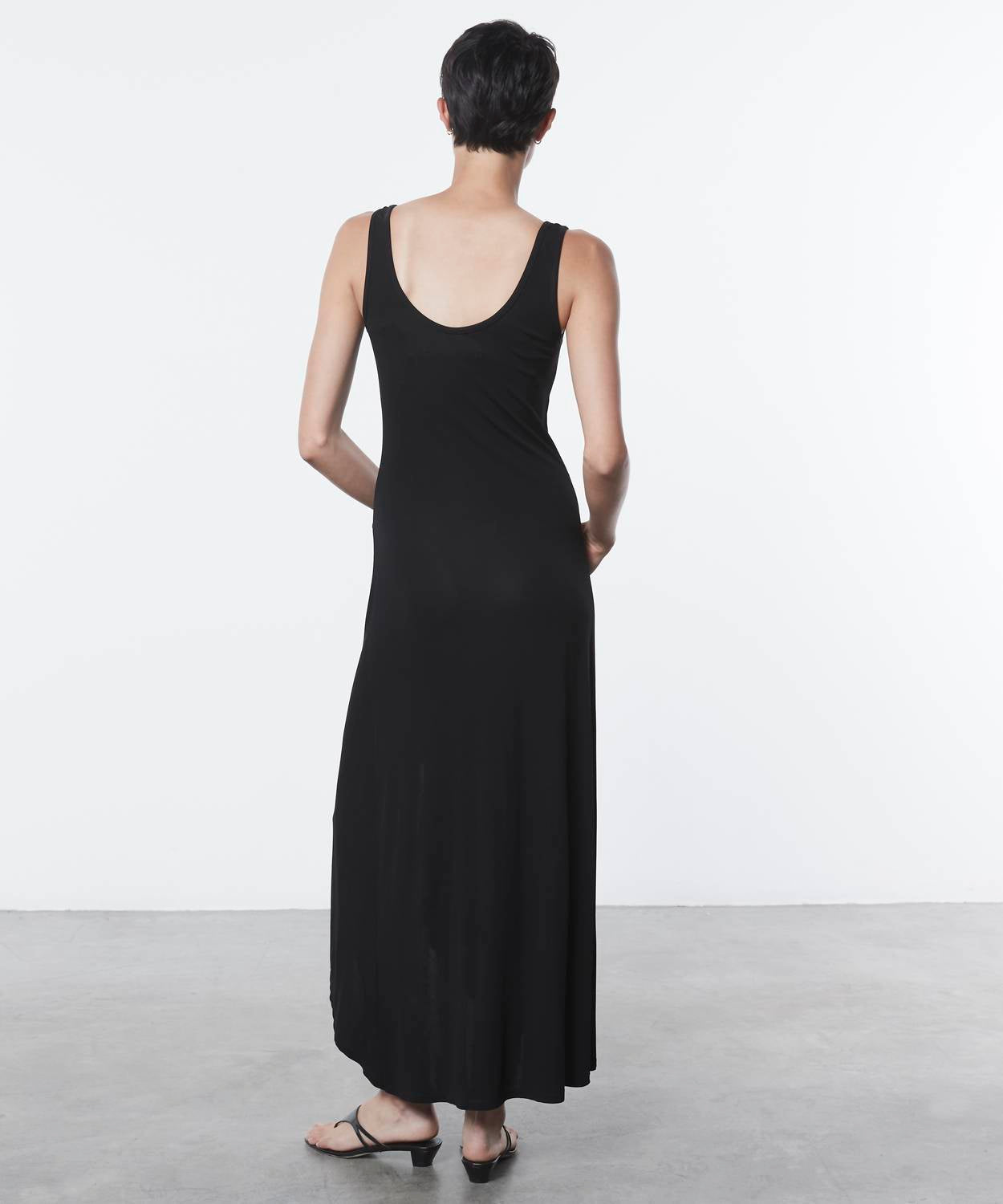 Enza Costa - MATTE JERSEY DRAPED KNOT DRESS