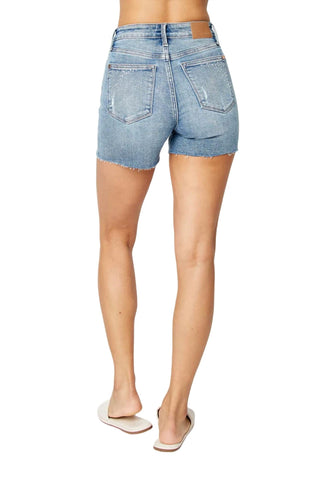 Judy Blue - Shorts curtos com detalhes em strass