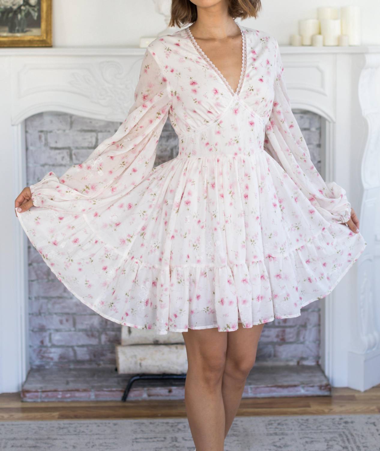 Kestan - Renata Long Sleeve Mini Dress