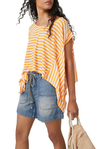 Free People - CAMISETA ANJO LISTRADO